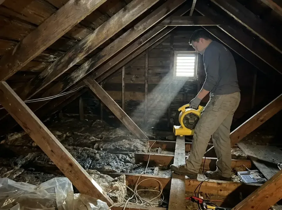 attic-water-damage-drying-proc-007 — frequently asked questions, Emergency Water Extraction & 24/7 Flood Response in Perham,…